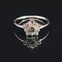 Labradorite, Faceted Sterling Silver Ring