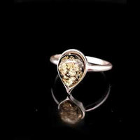 Amber, Sterling Silver Ring