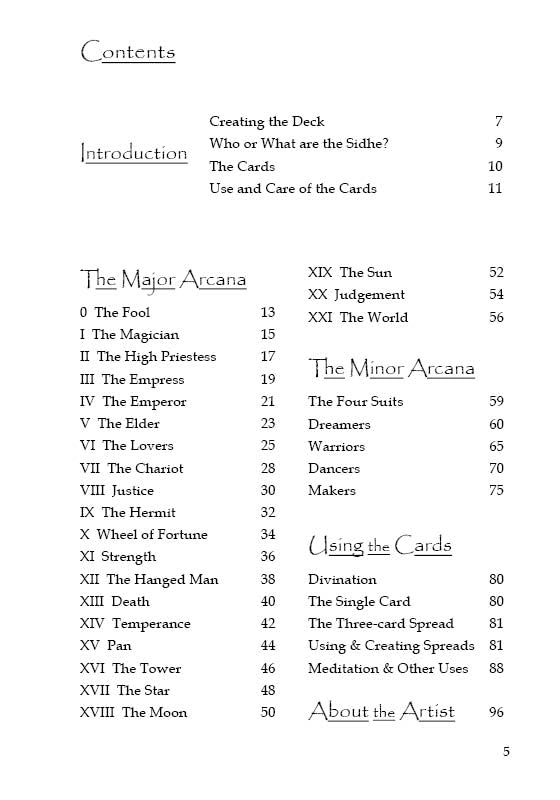 Tarot of the Sidhe