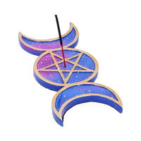 Triple Moon Incense Burner