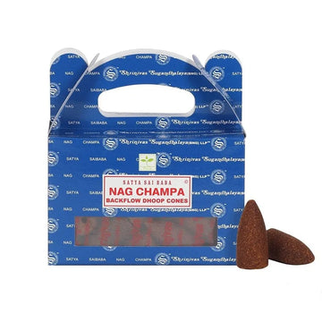 Backflow Incense Cones - Nag Champa - 75g