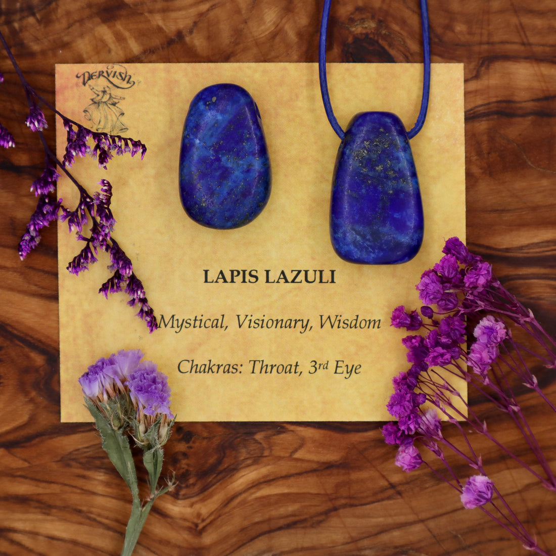 Lapis Lazuli Tumblestone Pendant