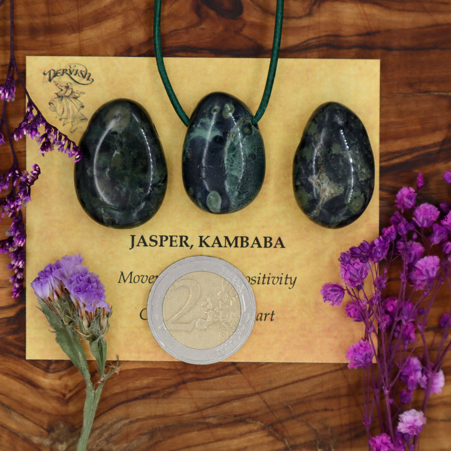 Jasper, Kambaba Tumblestone Pendant