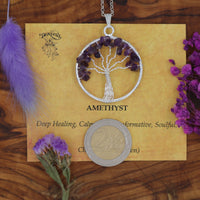 Amethyst Tree of Life Pendant