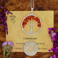 Carnelian Tree of Life Pendant