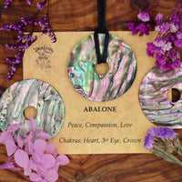 Abalone Donut Pendant 40mm