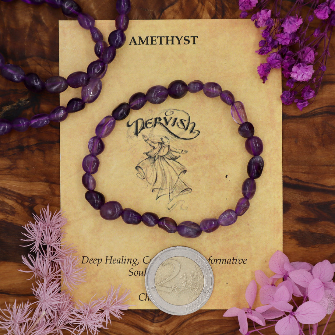 Amethyst Bracelet (Free Form)