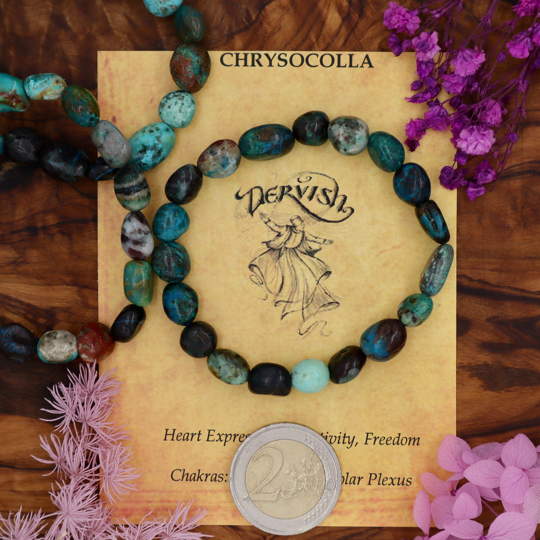 Chrysocolla Bracelet (Free Form)