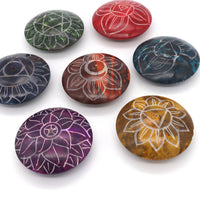 Multi Coloured Incense Pebble Chakra