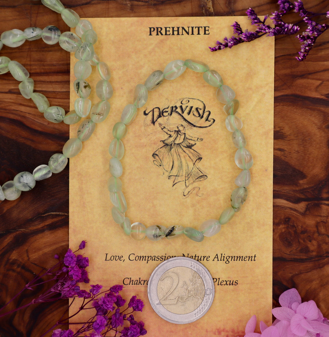 Prehnite Bracelet (Free Form)