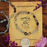 Chlorite Quartz Bracelet (Free Form)