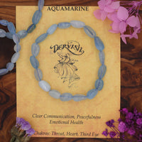 Aquamarine Bracelet (Free Form)
