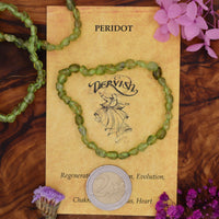 Peridot Bracelet (Free Form)