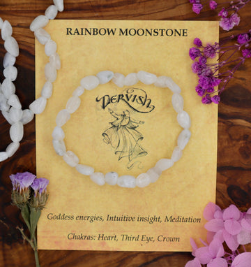 Moonstone Bracelet (Free Form)