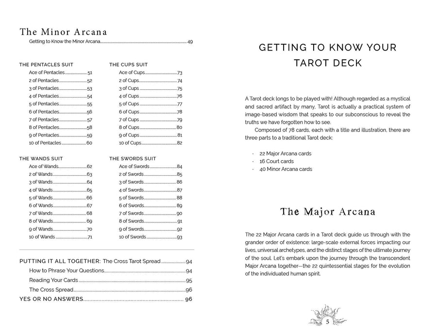 Intuitive Wisdom: Color-Your-Deck Tarot Cards