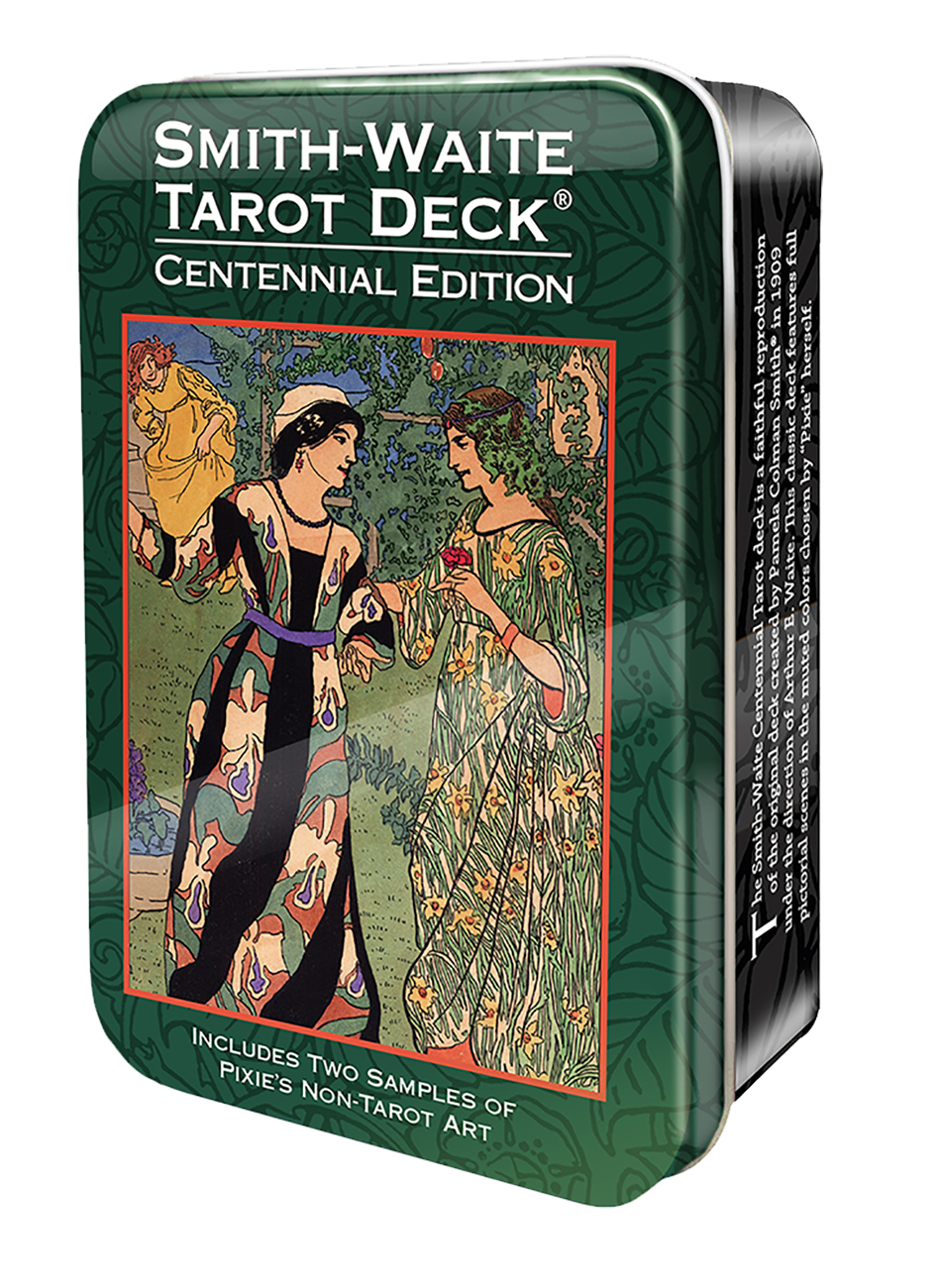 Smith-Waite Tarot Deck Centennial Edition in a Tin