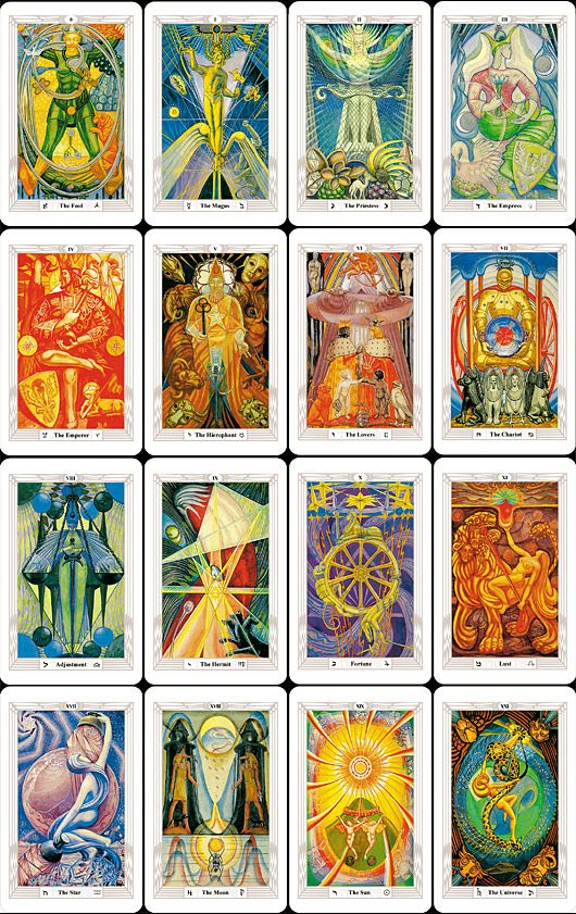 Aleister  Crowley Thoth Tarot Deck