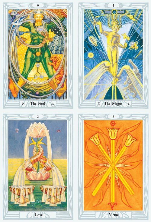 Aleister Crowley Thoth Pocket Swiss Tarot